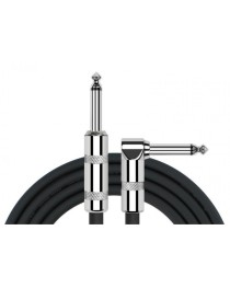 KIRLIN - IPCV2423 - Cable de Instrumento con conector en 90º 3mts Negro