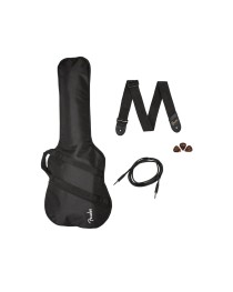 FENDER - FFGUITELEC - Funda de Guitarra Eléctrica con Cable, Correa y Uñetas