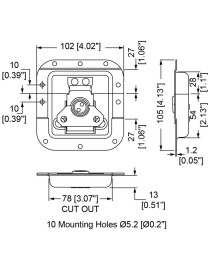 PENN ELCOM - L907915Z - Chapa Embutida Mediana L907-915Z