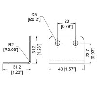 PENN ELCOM - B1121 - Clamp Grande de 4 hoyos B1121