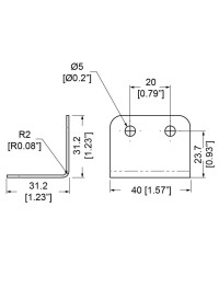 PENN ELCOM - B1121 - Clamp Grande de 4 hoyos B1121