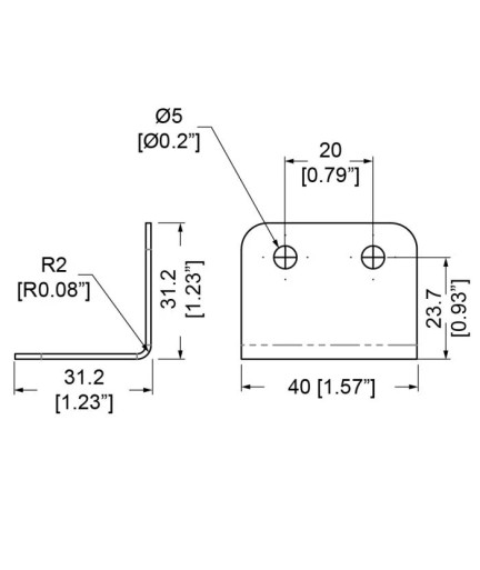 PENN ELCOM - B1121 - Clamp Grande de 4 hoyos B1121