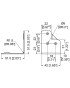 PENN ELCOM - B1128 - Clamp de 6 Hoyos con Relieve