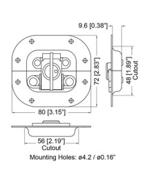 PENN ELCOM - 3759 - Chapa Embutida Mini