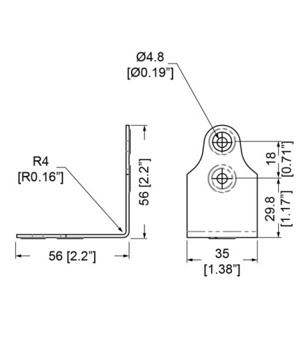 PENN ELCOM - B1723 - Clamp Grande de 4 Hoyos con Protección 