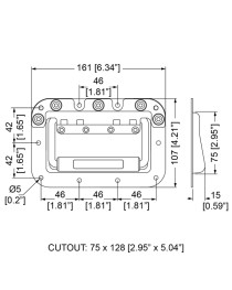 PENN ELCOM - H1064Z - Manilla Embutida Chica 