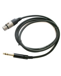 REAN - NRA0060015 - Cable XLR Hembra - Plug Stereo 1,52 Mts