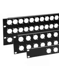 PENN ELCOM - R12691UK06 - Rack de 1 Unidad para 6 Conectores XLR