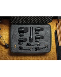 SHURE - PGADRUMKIT5 - Kit de 5 Micrófonos para Batería 