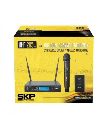 SKP - UHF295 - Sistema de Micrófono Inalambrico UHF-295