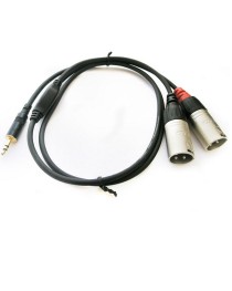 REAN - NRA0130009 - XLR Macho - Mini Plug Stereo 0.9 Mts