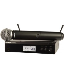 SHURE - BLX24RSM58M15 - Sistema Inalámbrico con Multifrecuencia con cápsula SM58