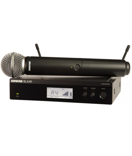 SHURE - BLX24RSM58M15 - Sistema Inalámbrico con Multifrecuencia con cápsula SM58