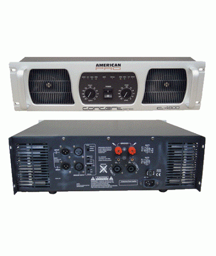 AMERICAN PRO - C4800 - AMPLIFICADOR DE 1200 a 4000 Watts