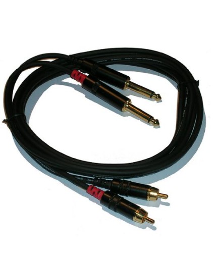 REAN - NRA0090015 - Cable 2 RCA - 2 Plug Mono 1,5 Mts