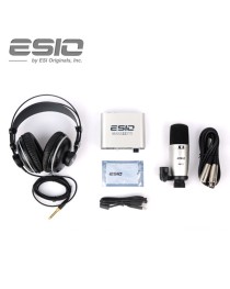 ESIO - MARA22STUDIO - Pack de Studio Interfaz / Audífono / Micrófono
